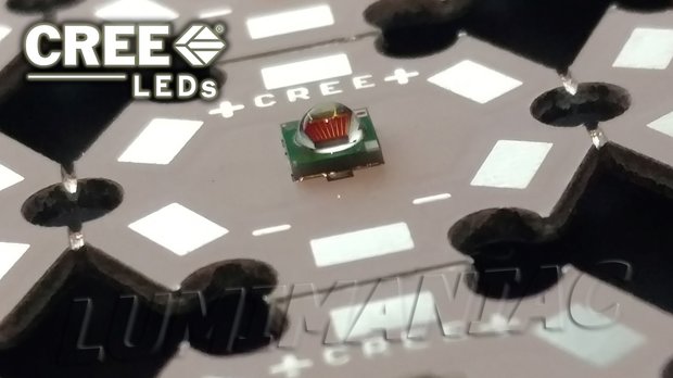 CREE XP-E 3W Red 620-625nm op 20mm ster PCB