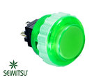Seimitsu-24mm-PS-14-DN-K-Lichtdoorlatende-Drukknop-Groen