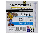 Woodies-schroeven-3.5x16-verzinkt-T-15-voldraad-200-stuks