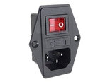 Power-Switch-met-C14-Aansluiting-Verlichte-3-pins-aan-uit-Schakelaar-6A-zekering