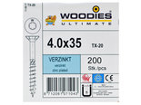 Woodies-Ultimate-Schroeven-4.0x35-Verzinkt-T-20-Deeldraad-200-stuks