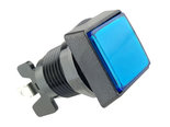 Vierkante-33mm-High-Profile-LED-Drukknop-Blauw-voor-Arcade-Mame-Quiz-Gokkast-Button-Box-etc