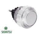 Seimitsu-24mm-PS-14-DN-K-Lichtdoorlatende-Drukknop-Clear-White