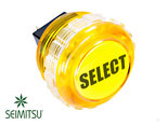 Seimitsu-PS-14-KN-Select-Button-Geel-30mm-Transparante-Drukknop